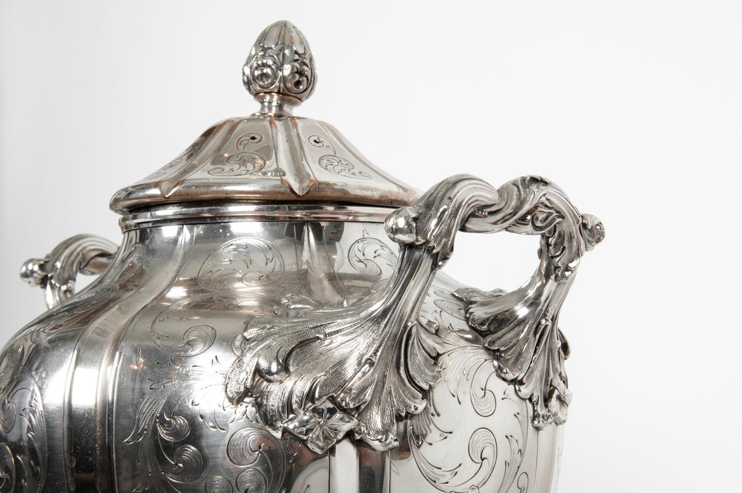 English Old Sheffield Silver Plate or Copper Samovar
