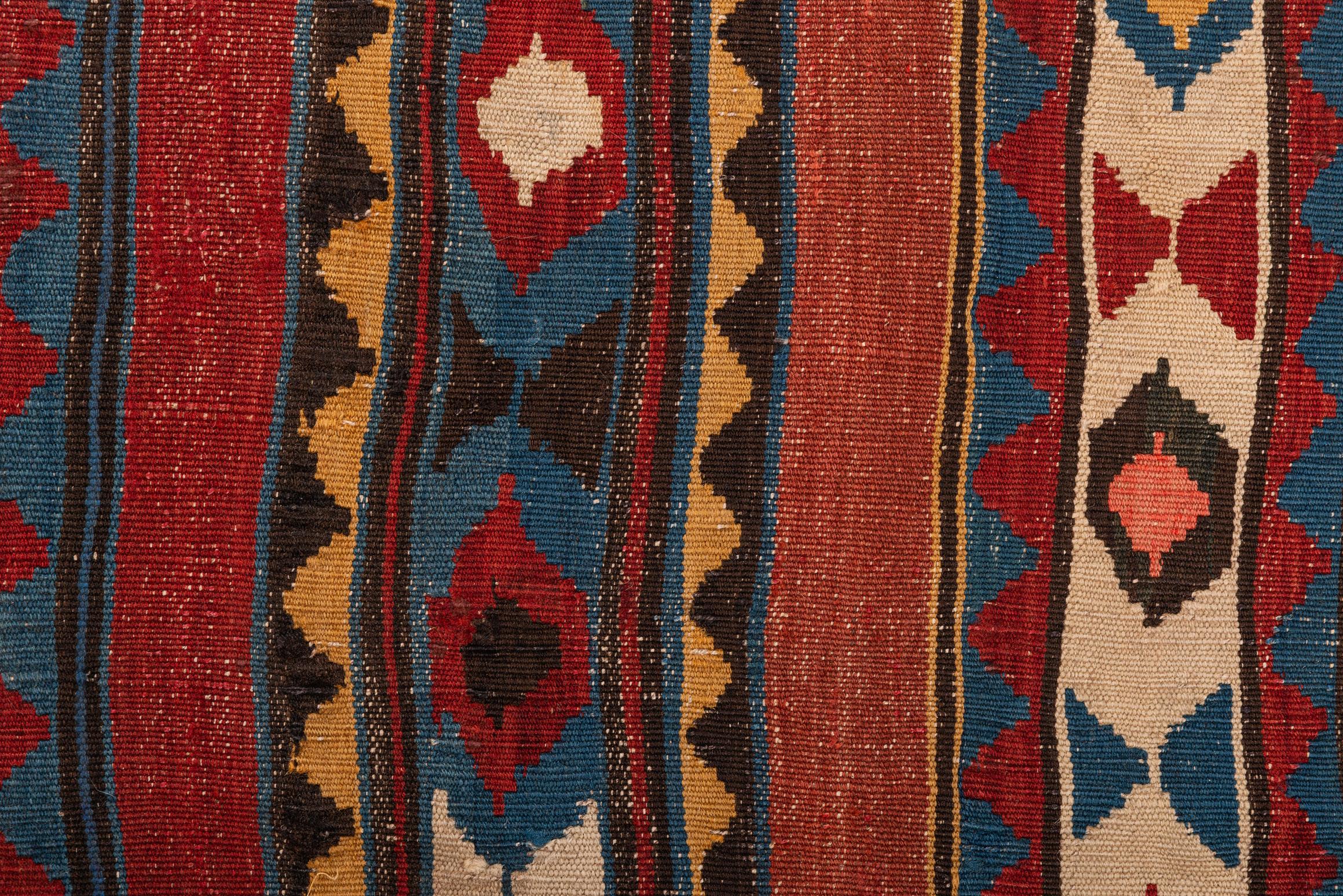 Old Shirvan Kilim from Caucasus For Sale 2