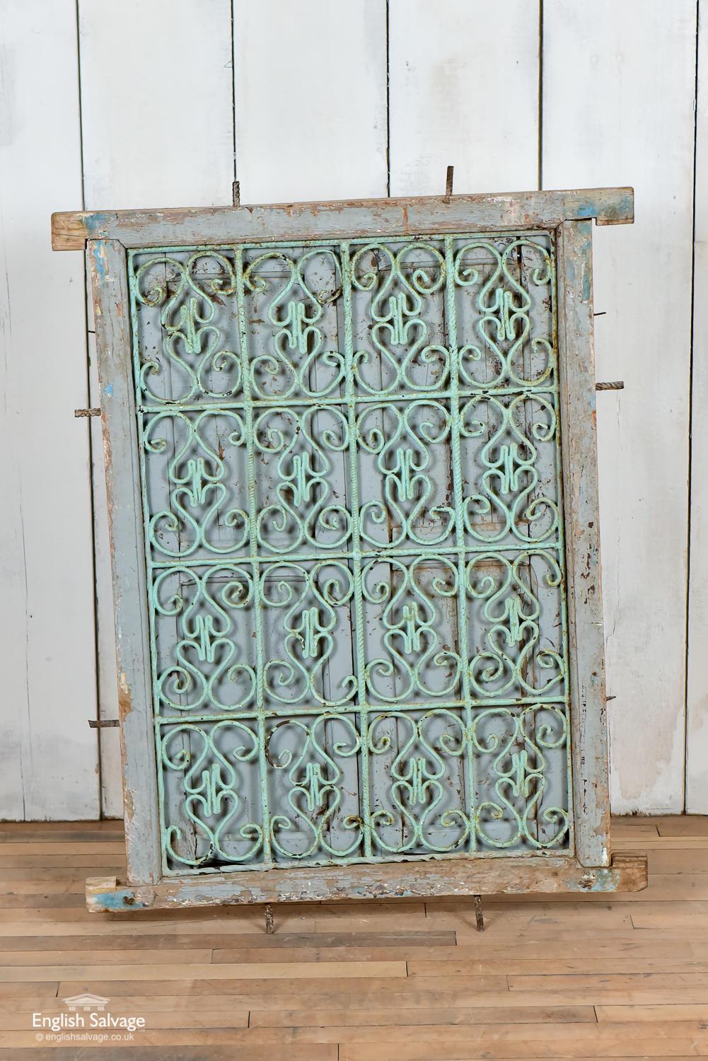 Iron Old Shuttered Window from Morocco, 20th Century For Sale