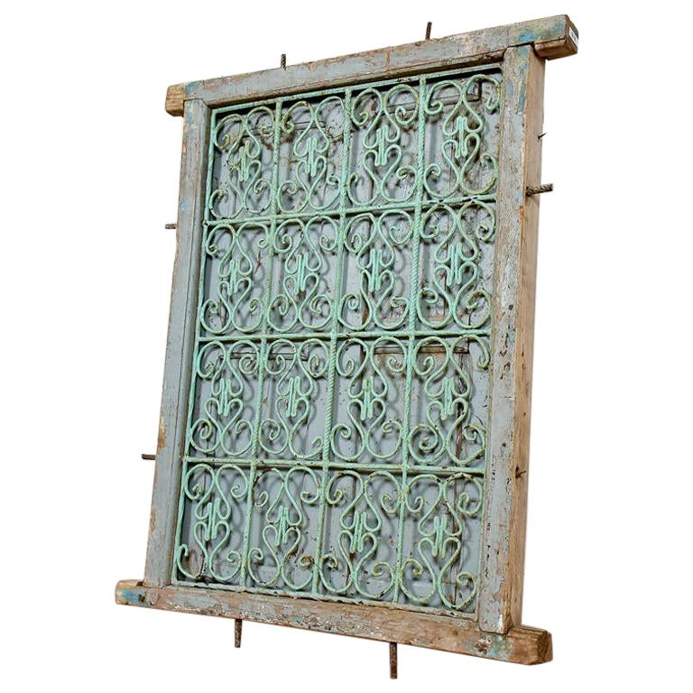 Old Shuttered Window from Morocco, 20th Century For Sale