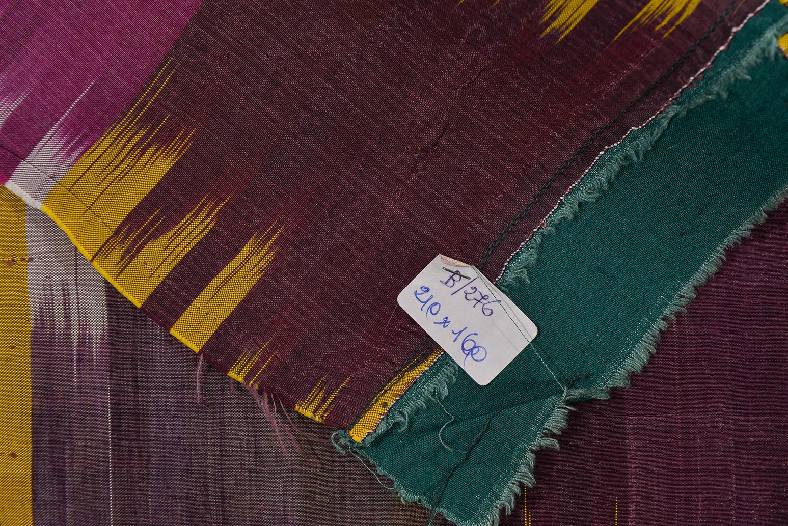 Doppellagige alte Seide Ikat Usbekistan Textil (Sonstiges) im Angebot