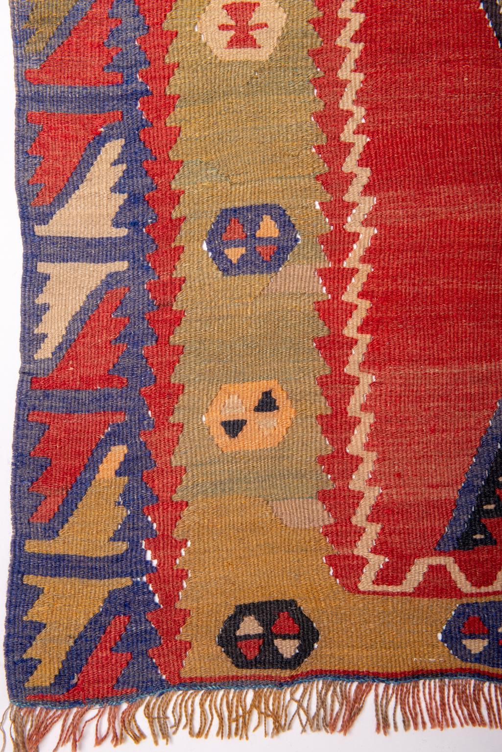 Turkish Old Sivas, Large Sarkisla Kilim For Sale