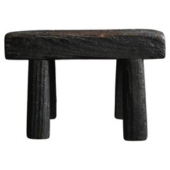 Old small wooden stool from Southeast Asia/20th century