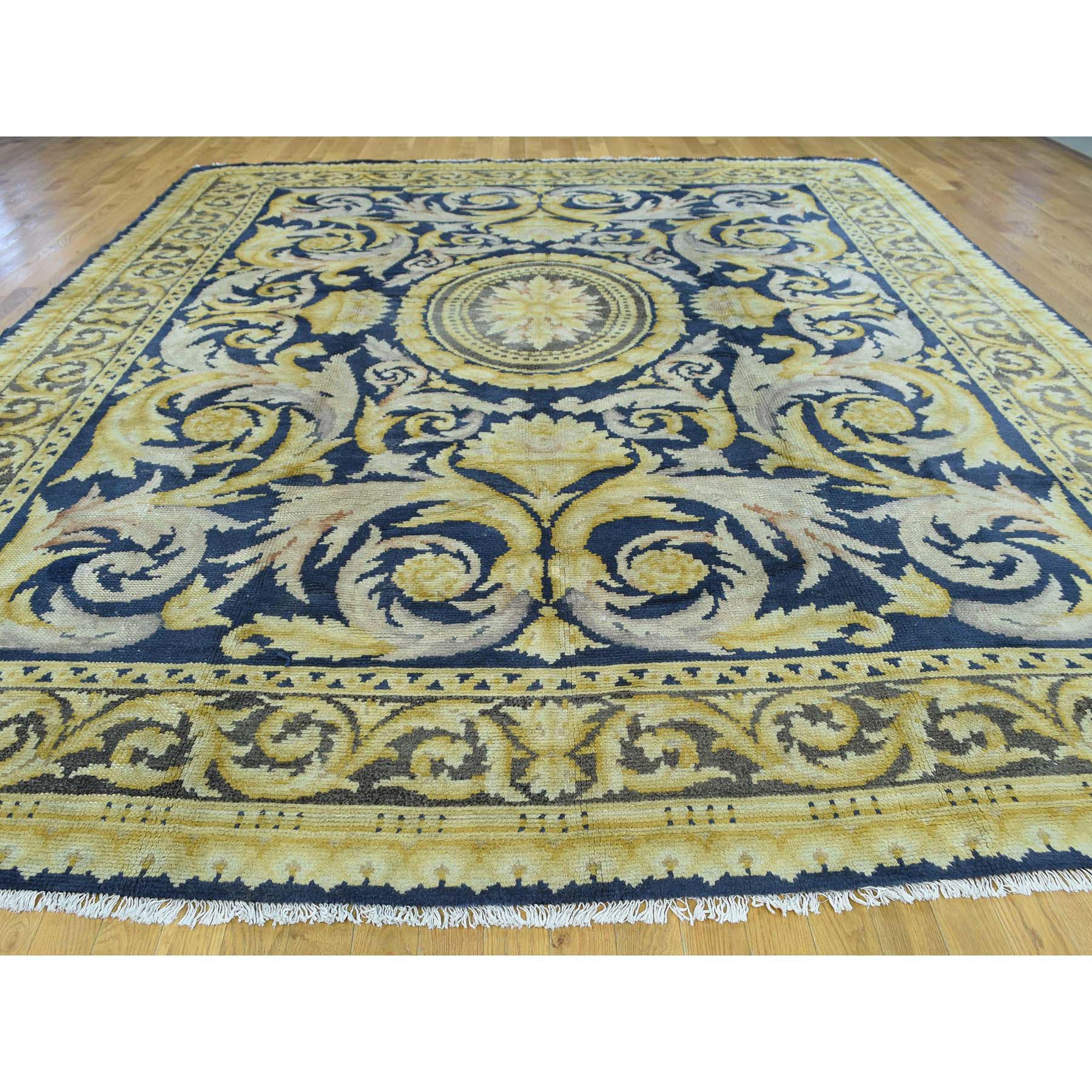 This is a truly genuine one-of-a-kind Old Spanish Savonnerie Exc Cond Hand-Knotted Oversize Rug. It has been Knotted for months and months in the centuries-old Persian weaving craftsmanship techniques by expert artisans.
 
 Primary materials: Wool
