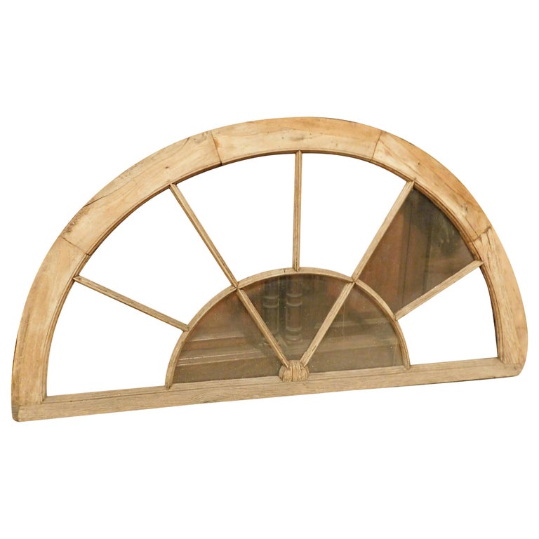 Stained Glass Half Moon Window Over Door Glass Door Ideas