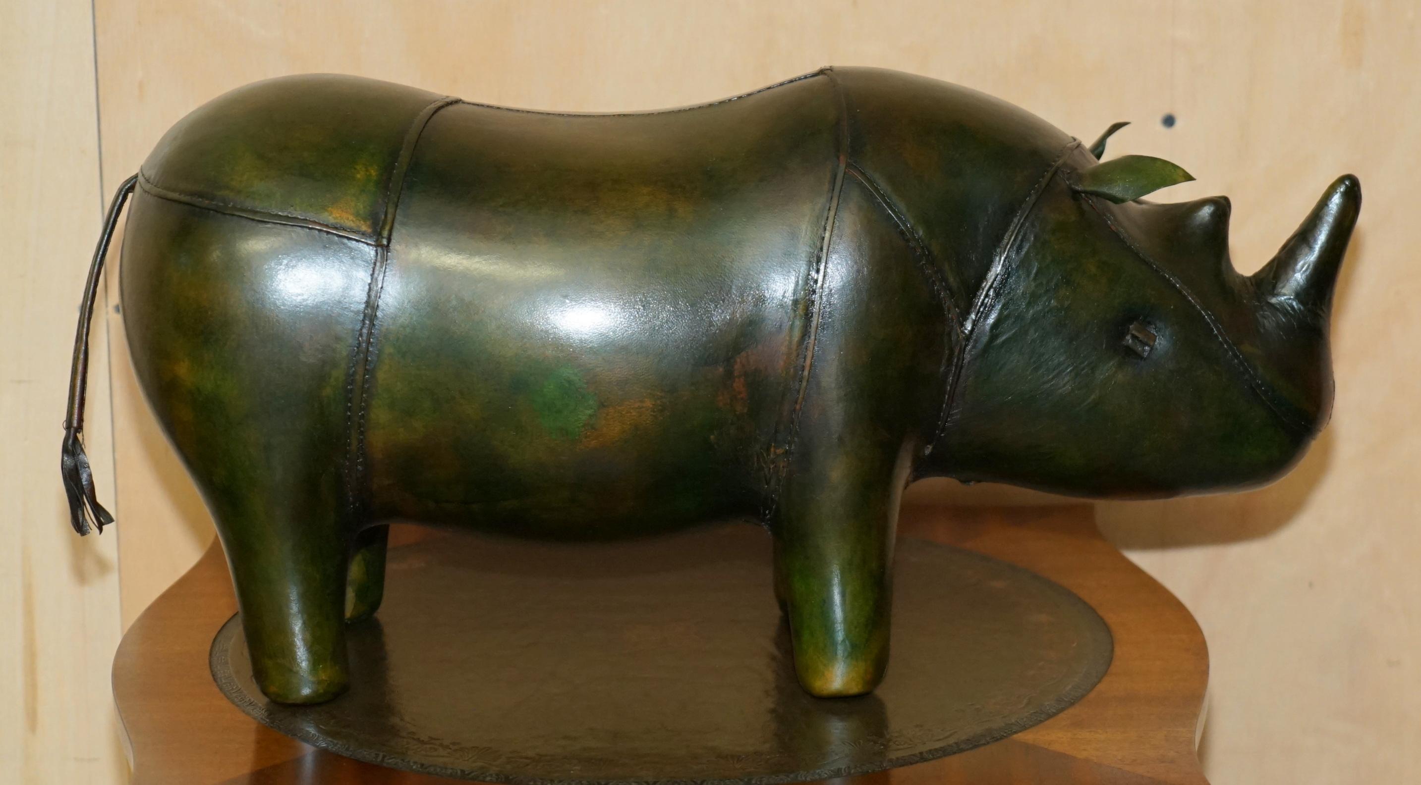 Royal House Antiques

Royal House Antiques is delighted to offer for sale this absolutely sublime new old stock original Liberty’s London Omersa style green leather hand dyed Rhino footstool

Please note the delivery fee listed is just a guide, it