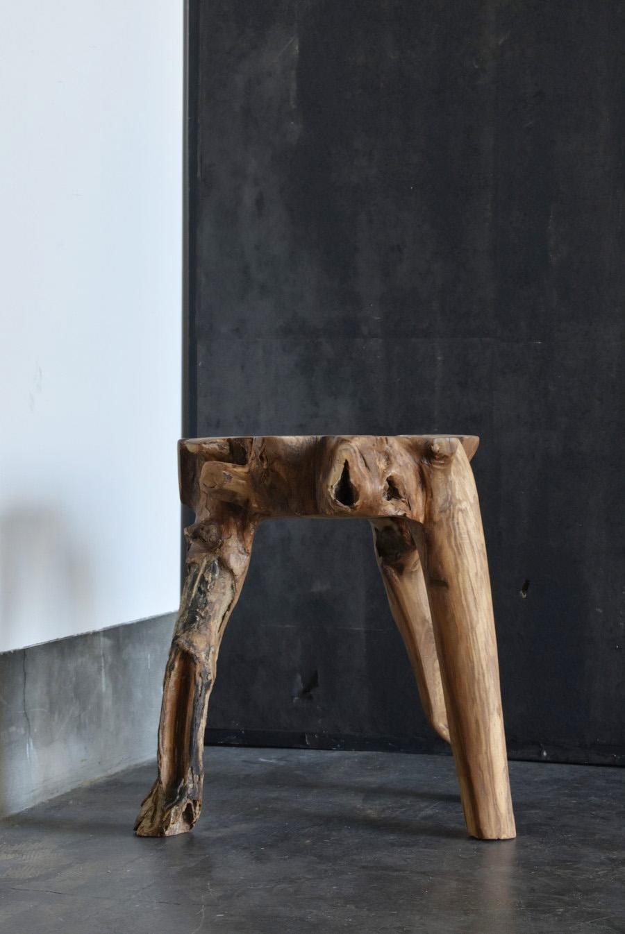 Old Stool Made from Indonesian Tree Roots /Primitive Design/20th Century 12