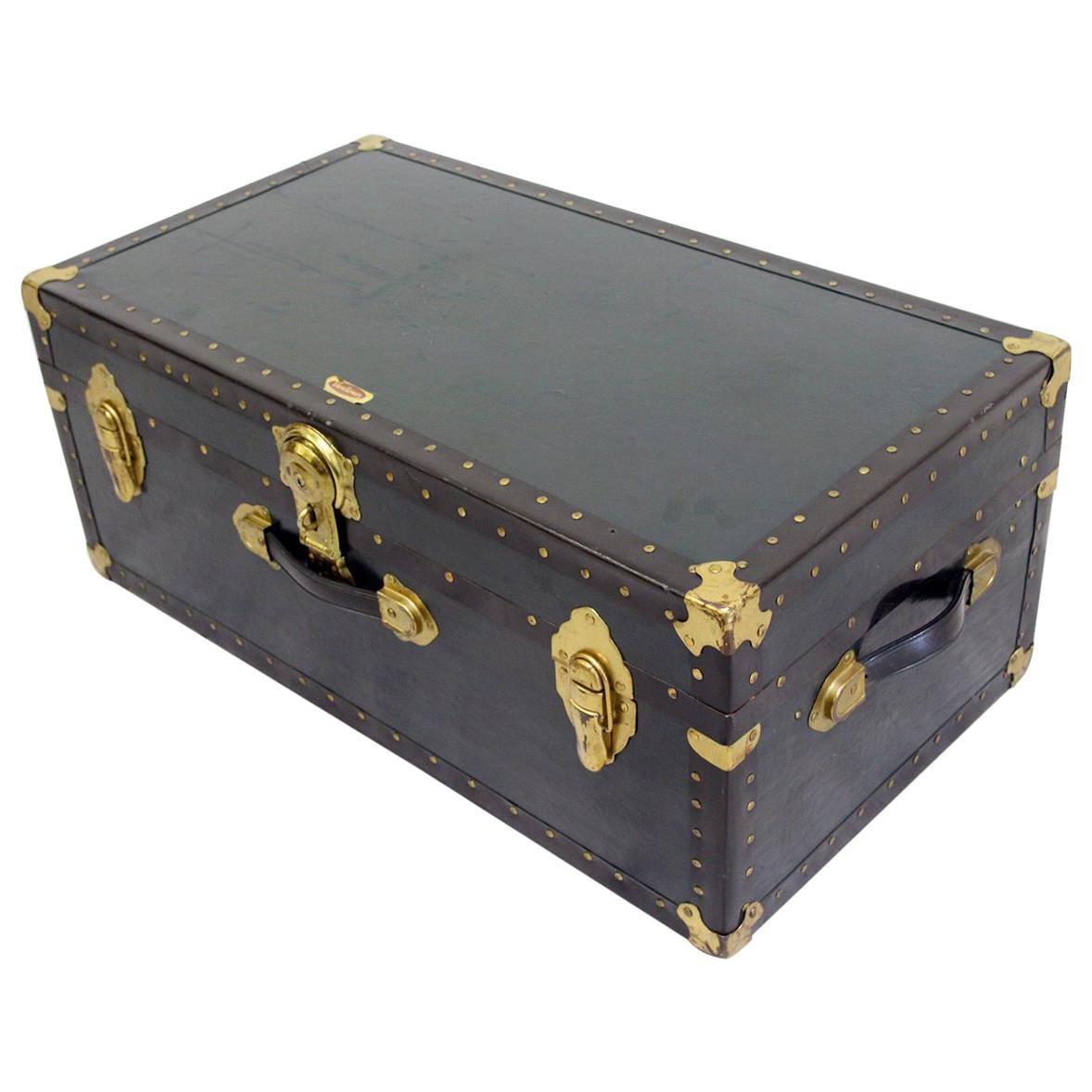 Old Suitcase Stool Antique Chair Coffee Table Overseas Case Vintage For Sale