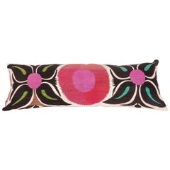 Old Suzani Pillow or Cushion Cover Fashioned from a Mid-20th Century Suzani