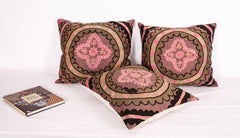 Old Suzani Pillows Made from an Early 20th Century Tashkent Suzani