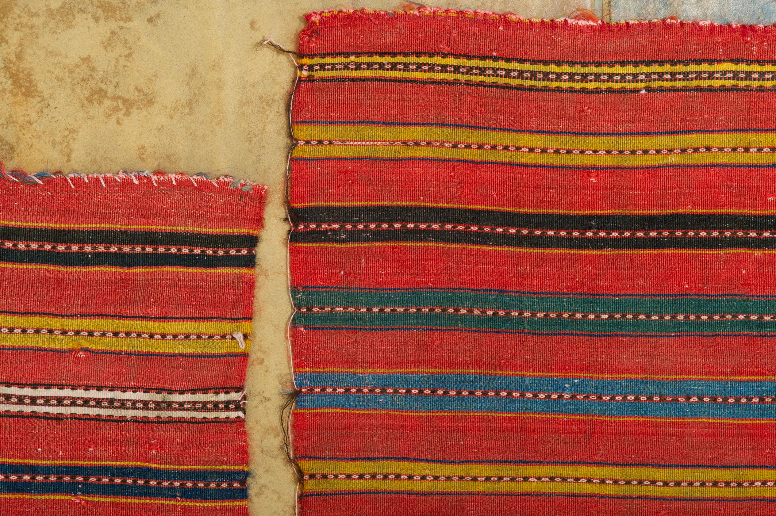 Orientalischer Stoff aus altem Textil (Handgewebt) im Angebot