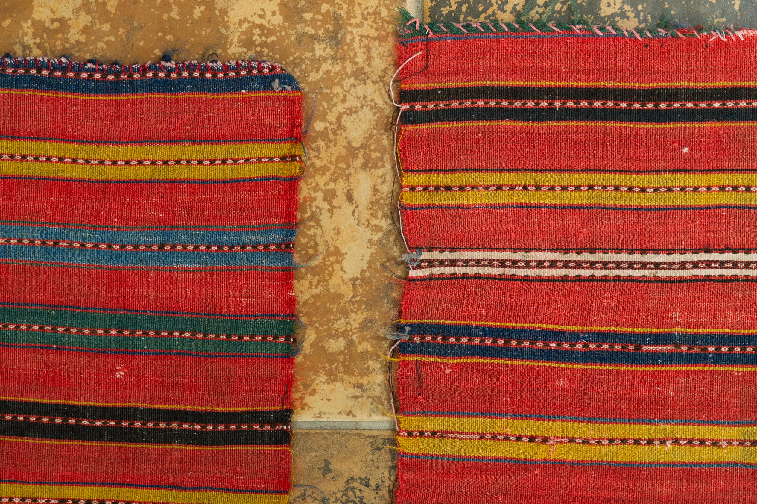 Hand-Woven Old Textile Oriental Fabric For Sale