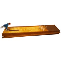 Vintage Old Table Cone ‘Table Bowling’ Game from the 20th Century