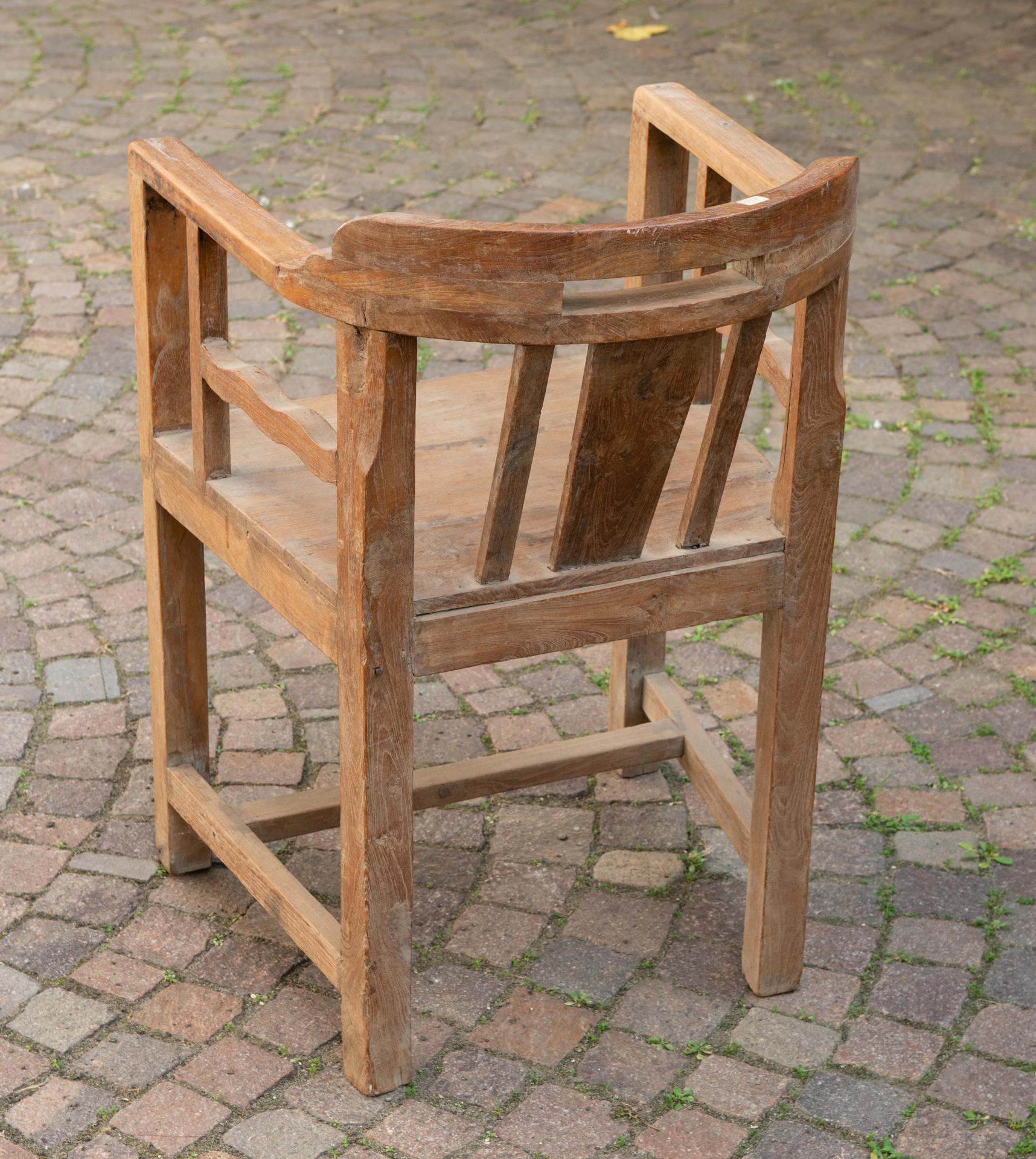 Hand-Crafted High Chairs in Teak from India  For Sale
