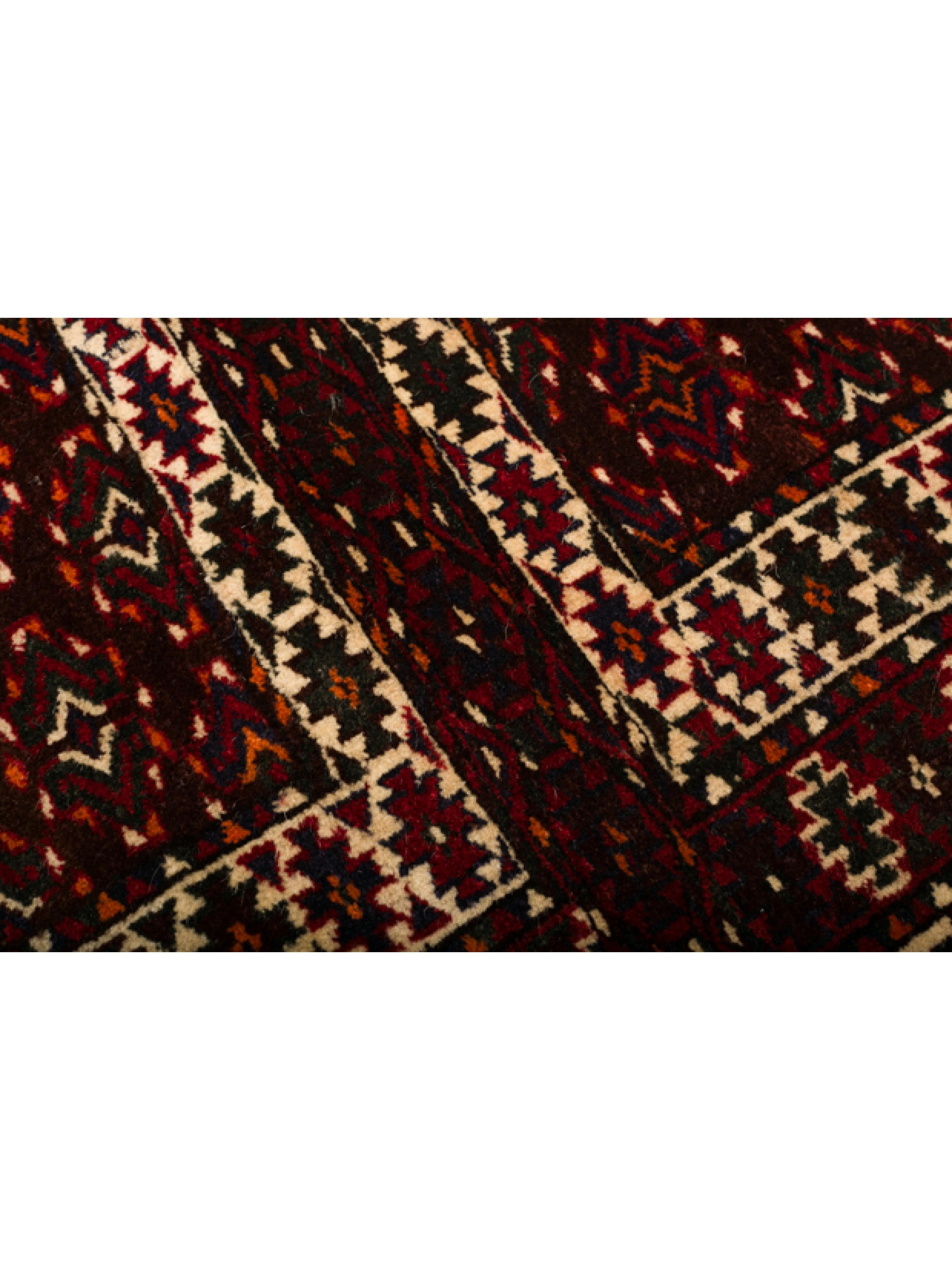 Hand-Woven Old Tekke Bukhara Turkmen Carpet, Cental Asian Turkoman Rug RareTurkmenistan For Sale