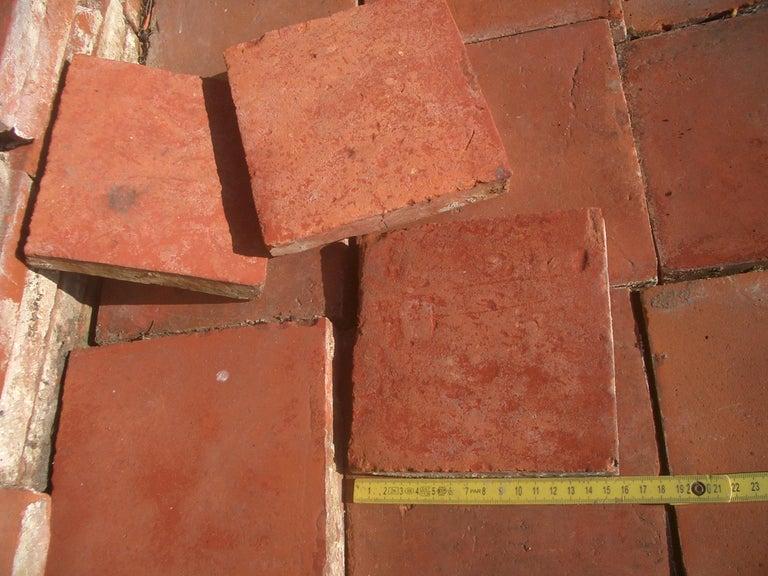 FLOORTILES Terra Cotta In Good Condition For Sale In Gembloux, BE
