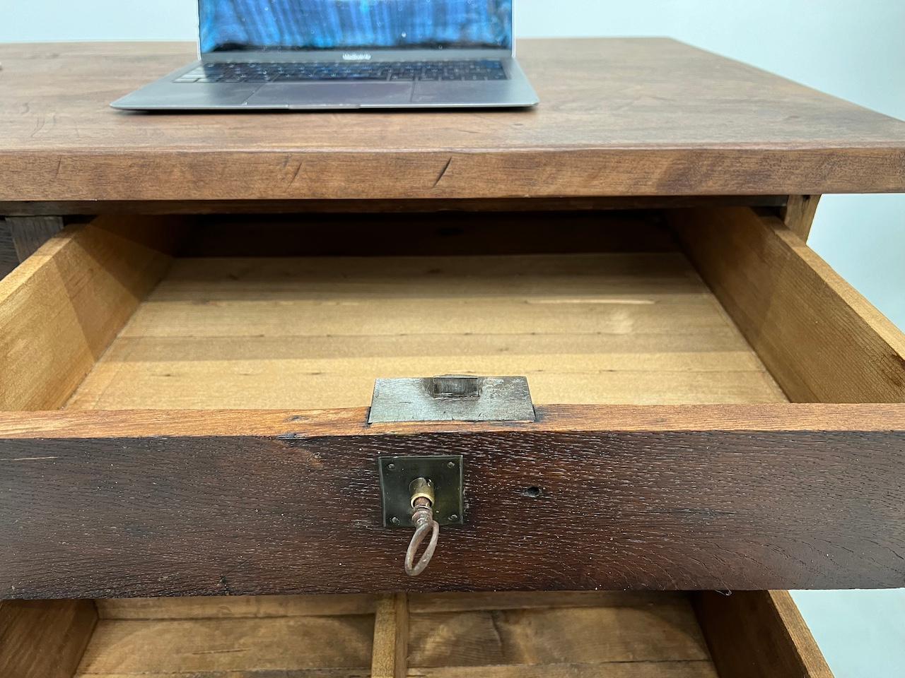 Old trading counter with drawers, fully restored. 5