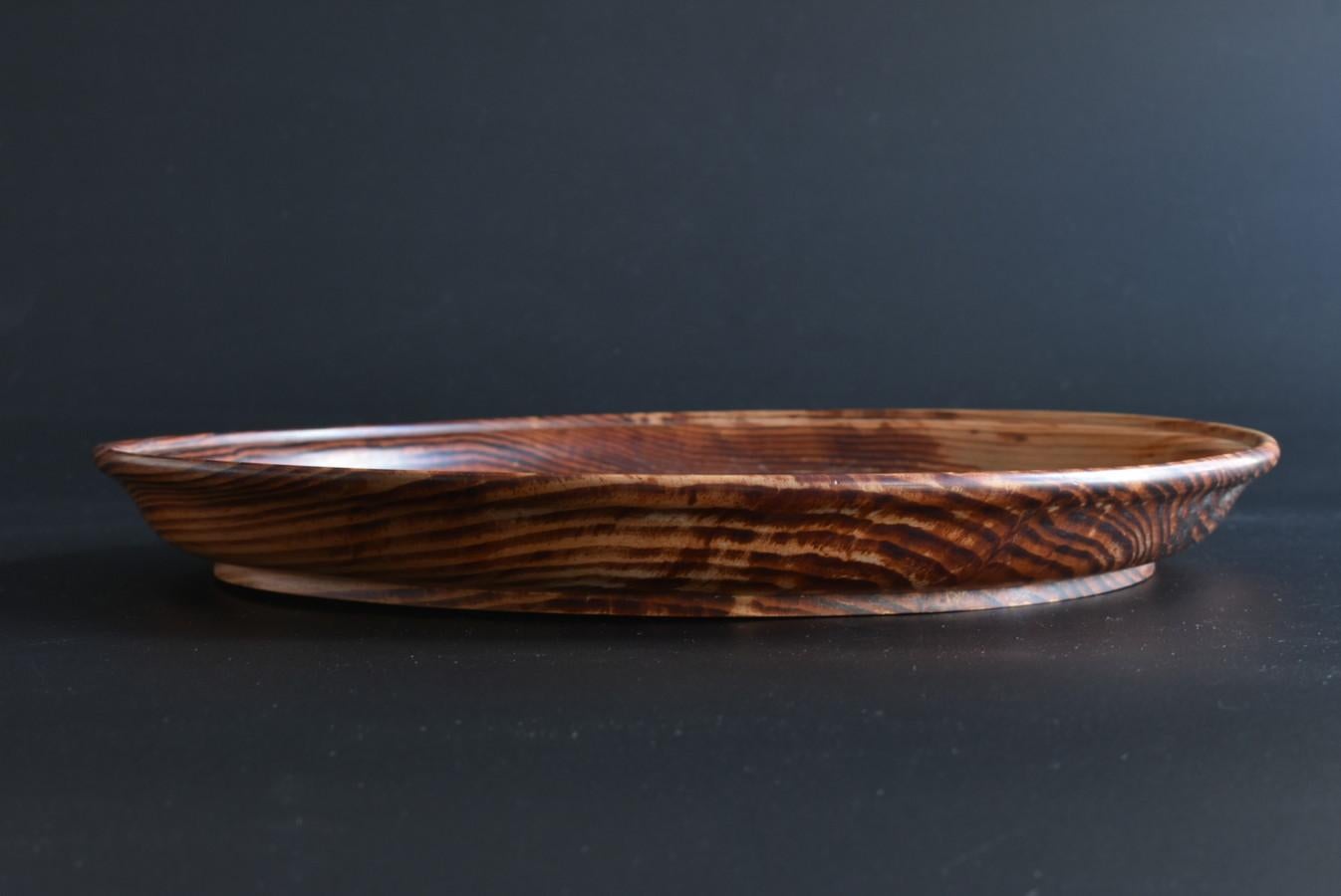 Old Tray Made of Japanese Pine Wood / 1930-1960 / Showa Period For Sale 5