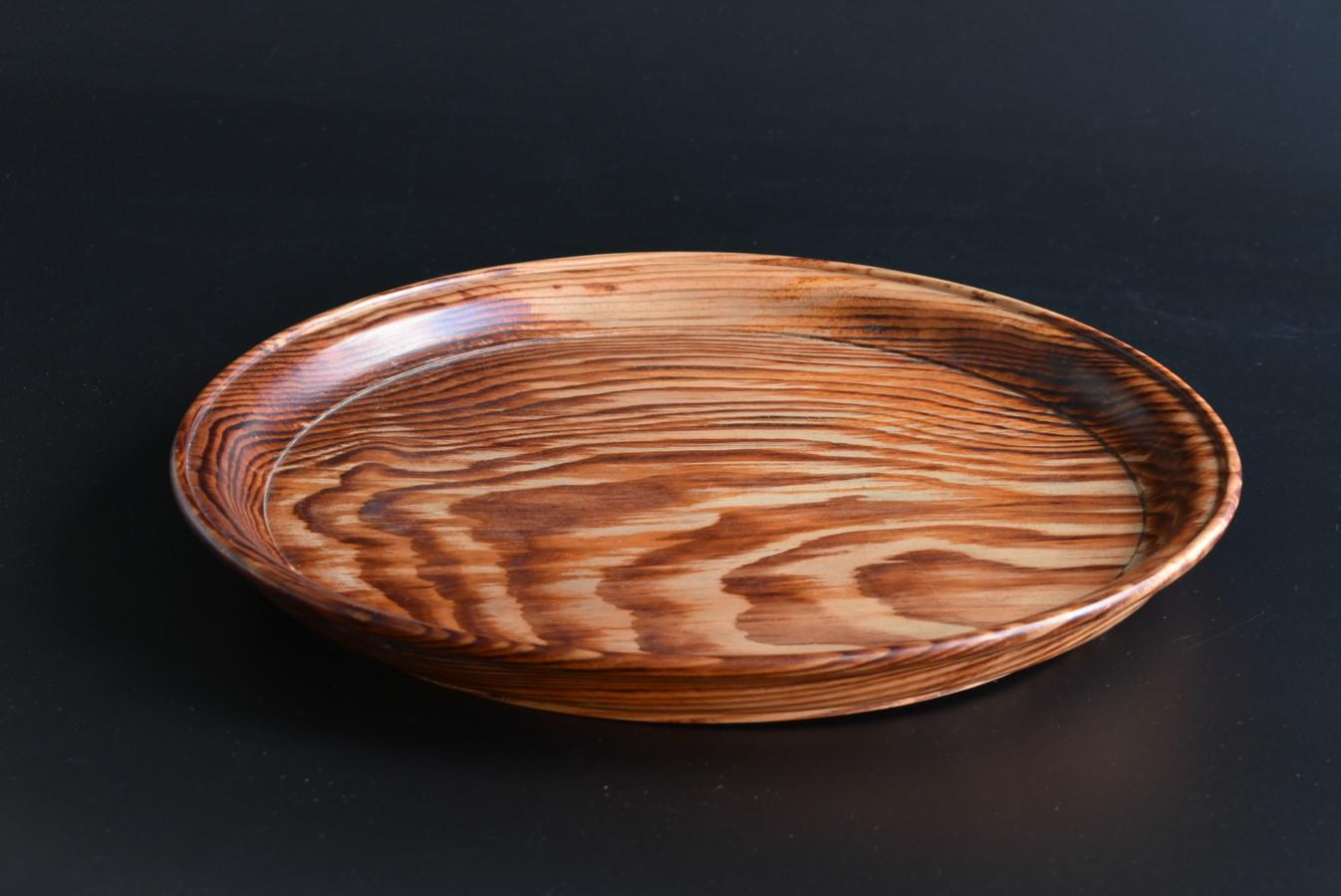 Woodwork Old Tray Made of Japanese Pine Wood / 1930-1960 / Showa Period For Sale
