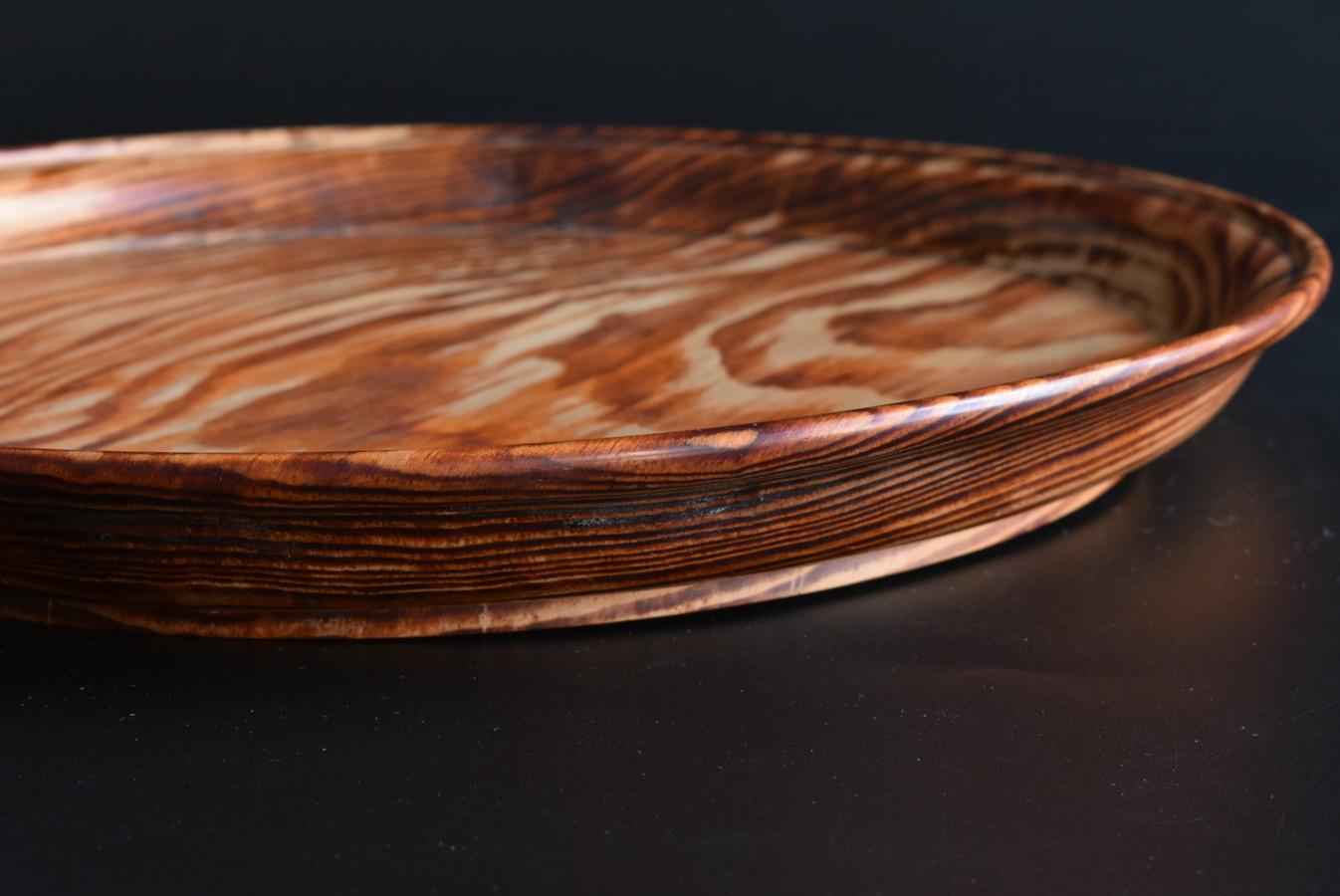 Old Tray Made of Japanese Pine Wood / 1930-1960 / Showa Period For Sale 3