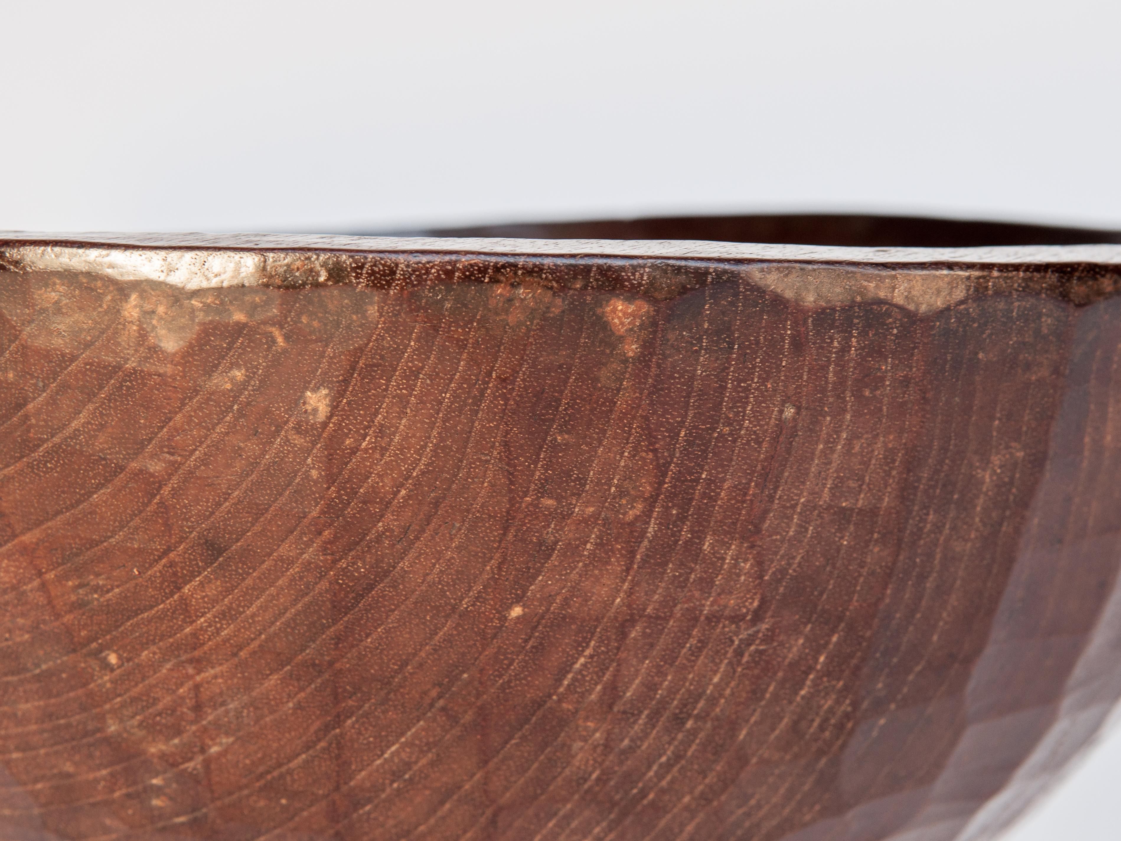 Old Tribal Wooden Bowl from the West Nepal Himal, Mid-20th Century 2