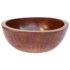 Old Tribal Wooden Bowl from West Nepal Himal, Mid-20th Century