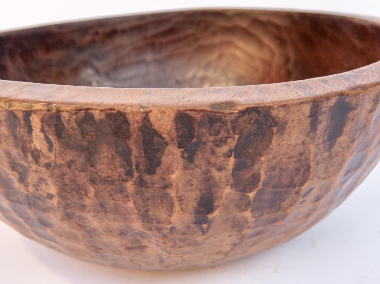 Old Tribal Wooden Bowl from West Nepal Himal, Mid-20th Century 1