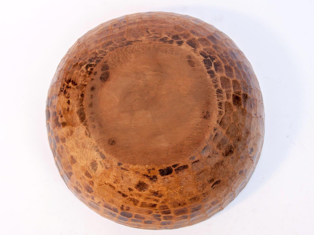 Old Tribal Wooden Bowl from West Nepal Himal, Mid-20th Century 2