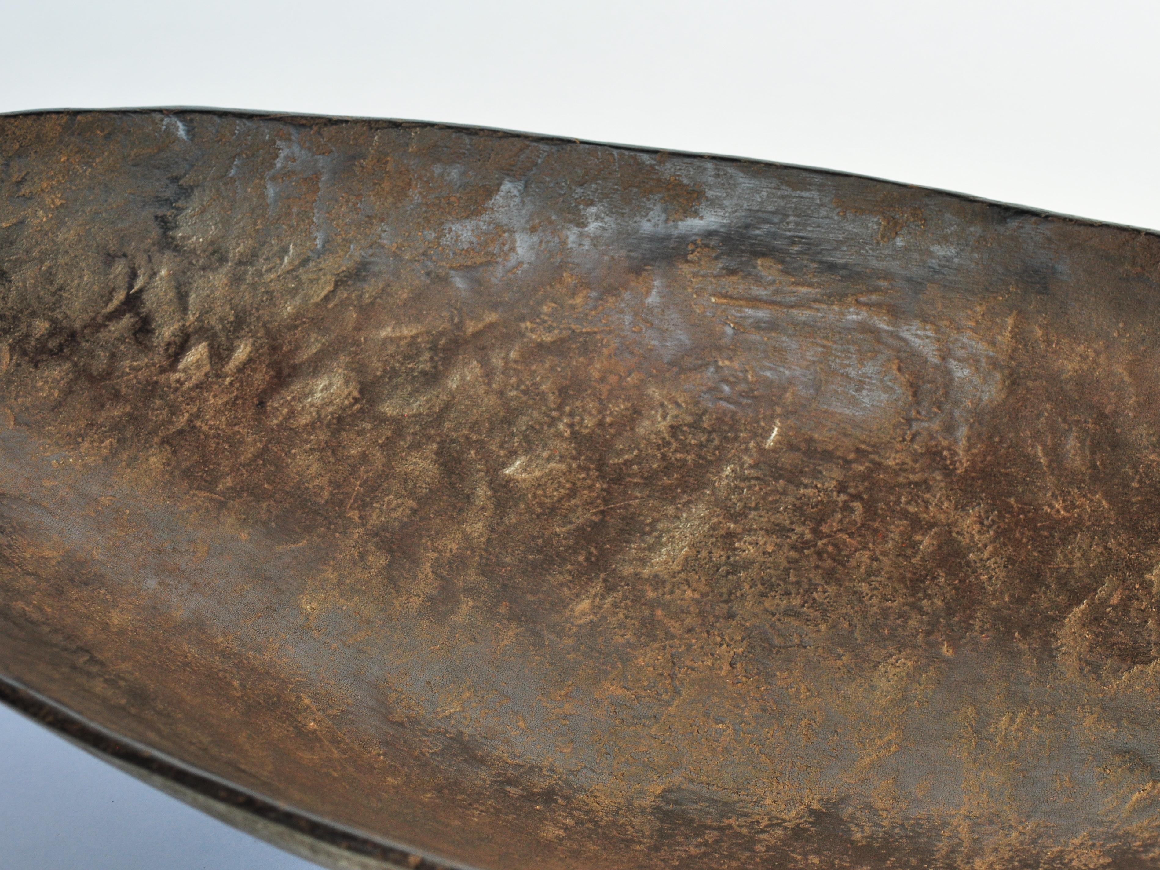 Old Tribal Wooden Bowl, Siassi Island Papua New Guinea, Mid-20th Century 4