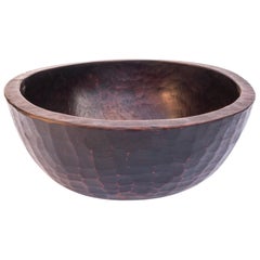 Used Old Tribal Wooden Bowl, West Nepal Himal, Mid-20th Century