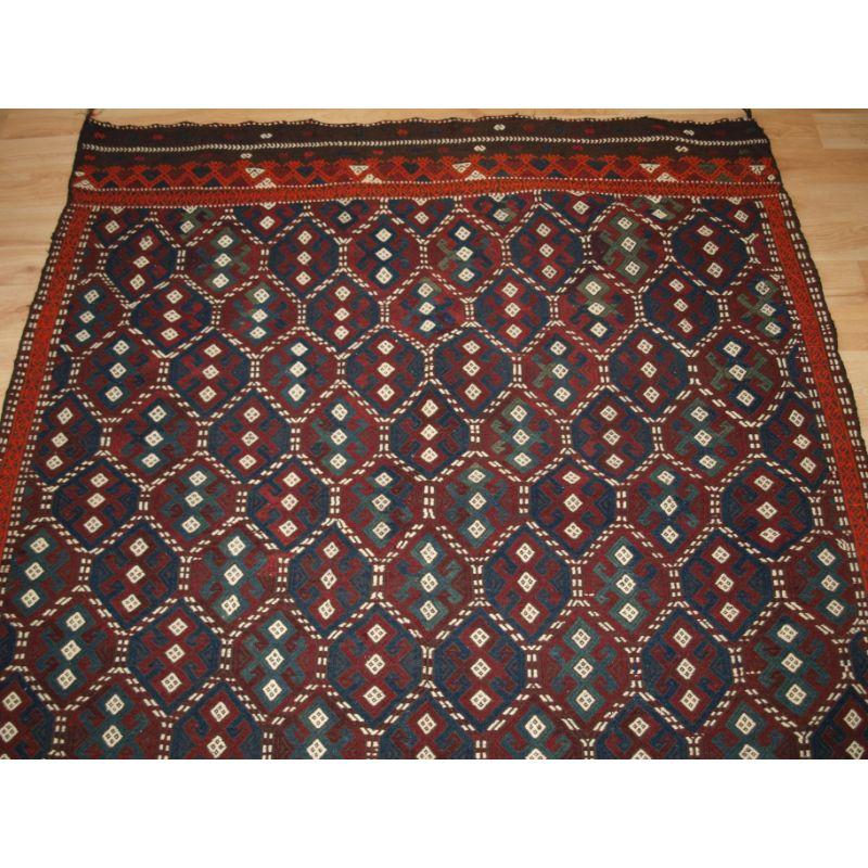 Old Turkish Bergama Region Flat Weave In Good Condition For Sale In Moreton-In-Marsh, GB