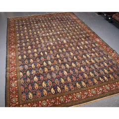 Old Turkish Hereke Carpet, Wool Pile on a Wool Foundation