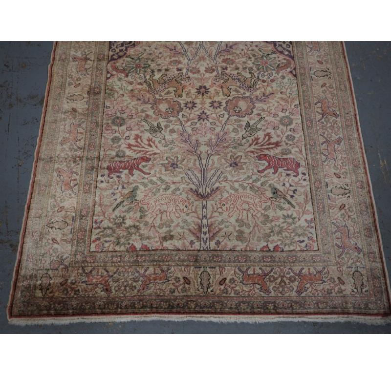 Antigua alfombra turca Kayseri de 
