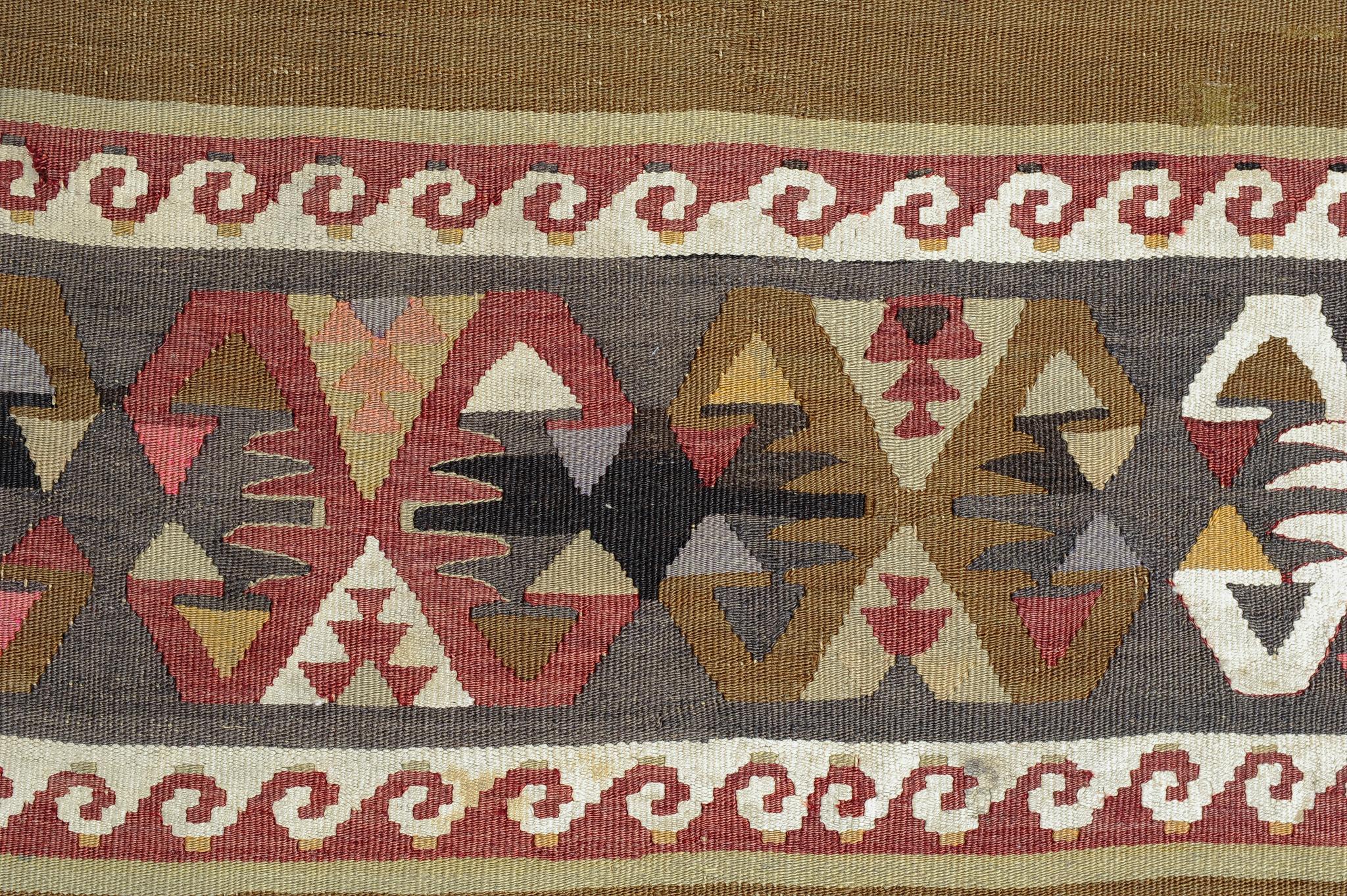 Old Turkish Kilim Runner For Sale 2