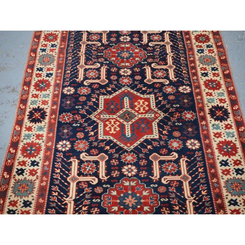 Old Turkish Teppich mit kaukasischem Kuba Afshan-Design, ca. 40 Jahre alt im Zustand „Hervorragend“ im Angebot in Moreton-In-Marsh, GB