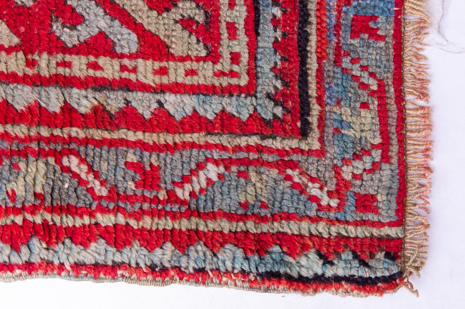 Wool  Ushak or Oushak Runner Long Antique Turkish  For Sale