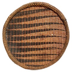 Antigua cesta tutsi - Ruanda - Cestería africana Finales del siglo XIX Arte africano Congo