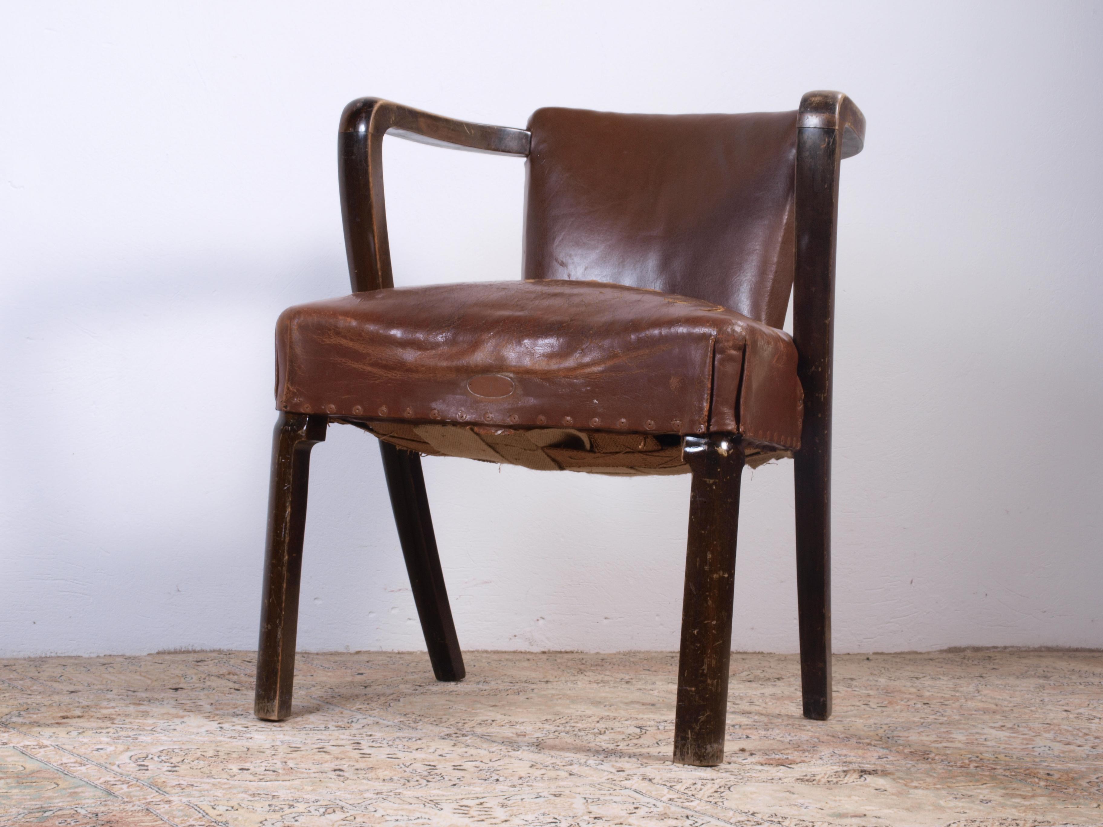 Alter Unknown Designer-Sessel im Zustand „Relativ gut“ im Angebot in Store Heddinge, DK