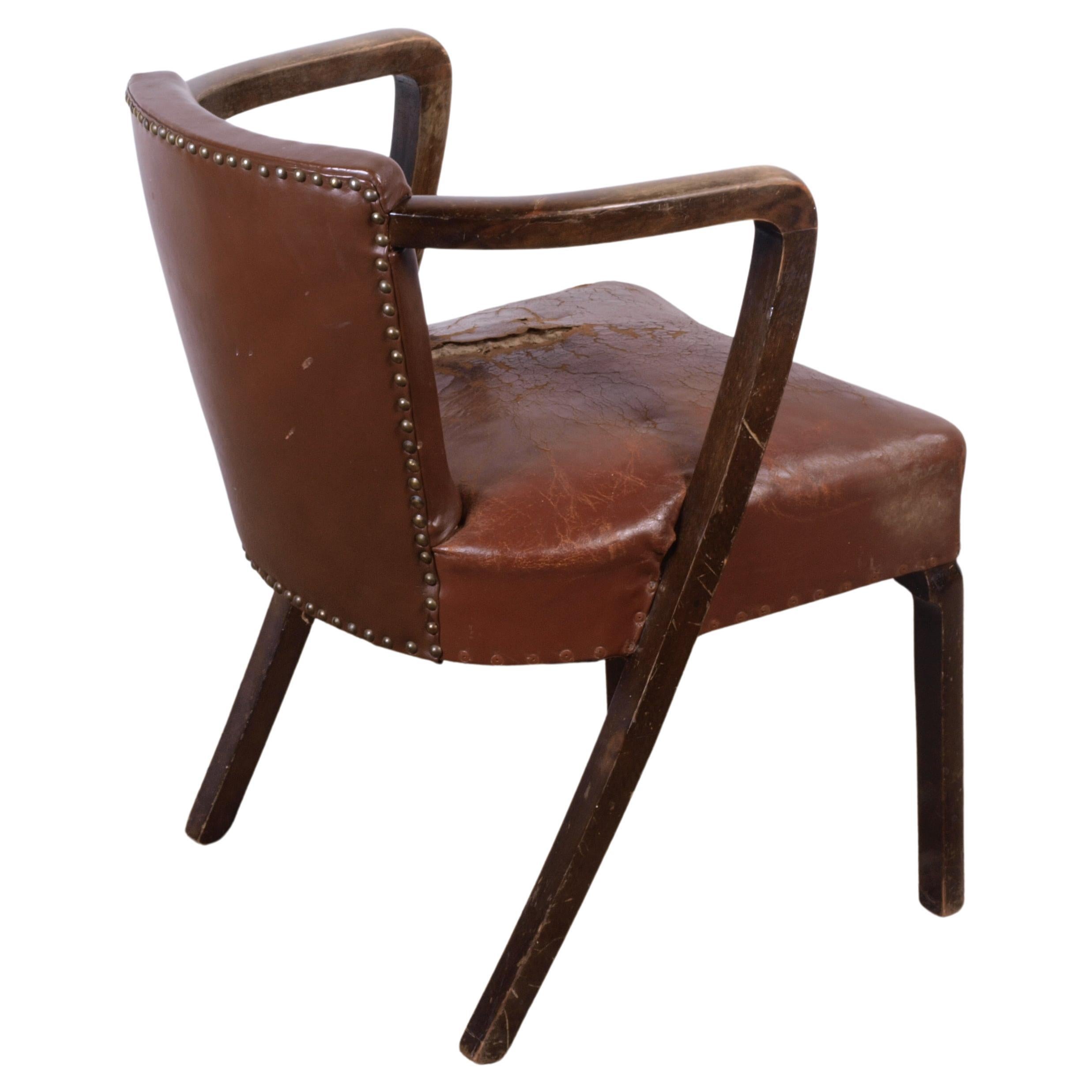 Old Unknown designer arm chair
