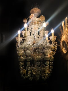 Antico lampadario veneziano, Murano, 1890