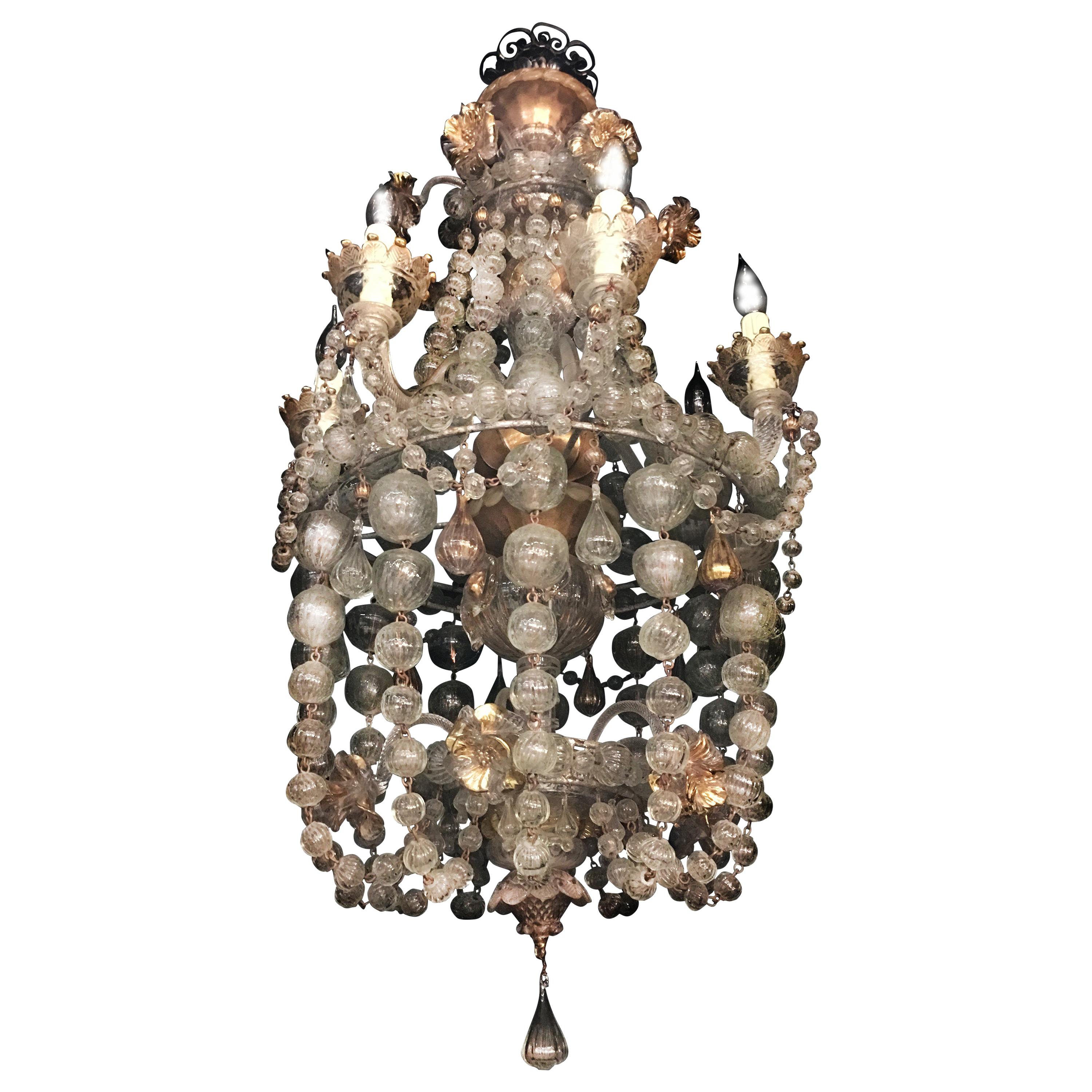 Old Venetian Chandelier, Murano, 1890