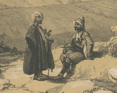 Old View of Geyre (Ancient Aphrodisias) – Lithograph by Louis de Laborde, c1840