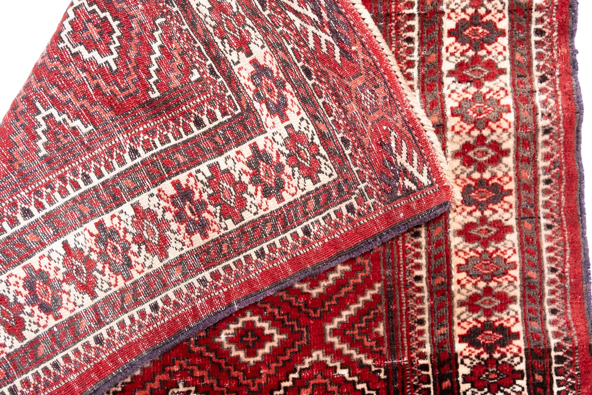 Alfombra antigua vintage Beluch, alfombra asiática central Baluchi Baluchi Baluchistan Turkmeno en venta