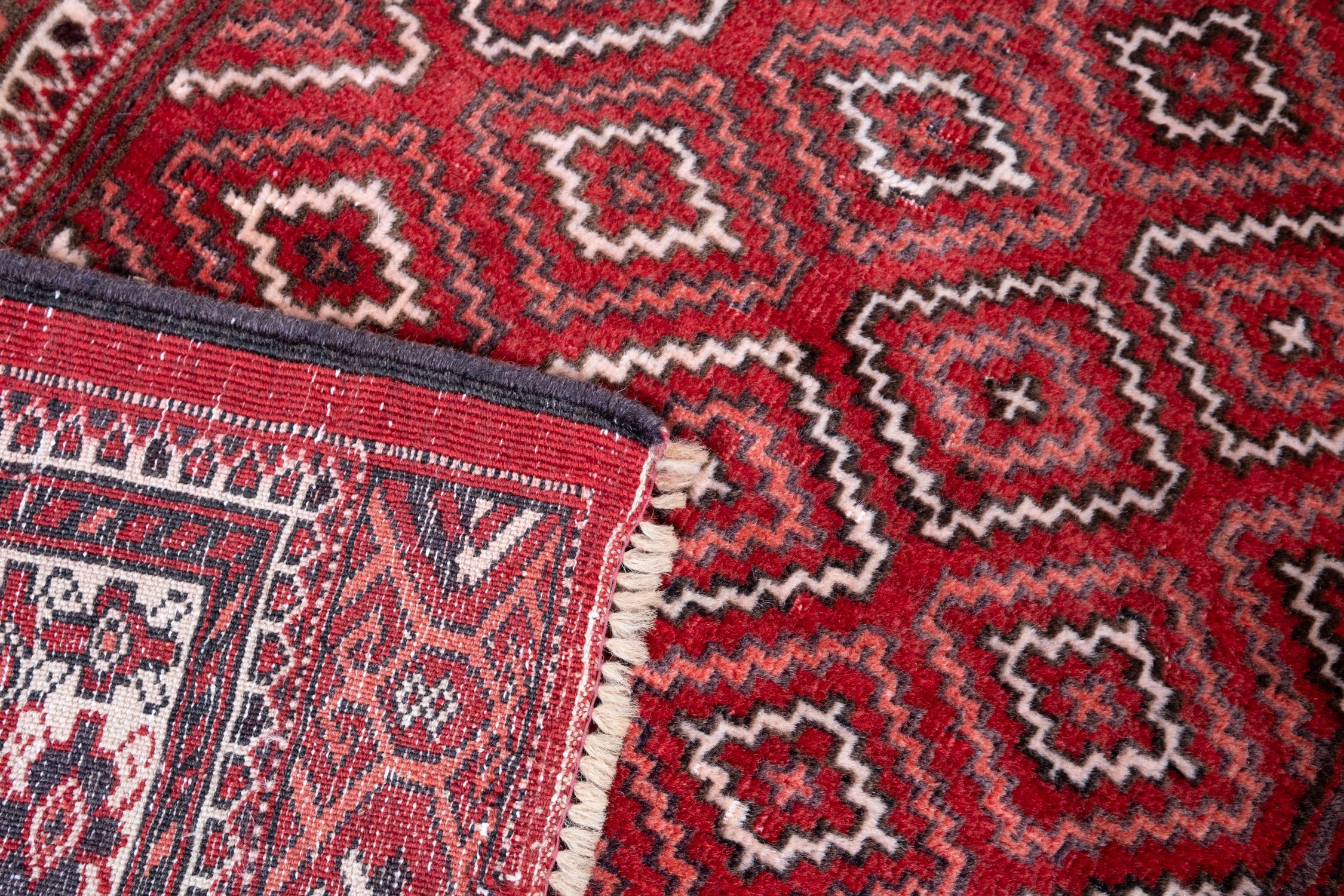 Alfombra antigua vintage Beluch, alfombra asiática central Baluchi Baluchi Baluchistan Tejido a mano en venta