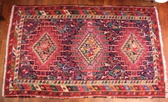 Old Vintage Caucasian Kazak Rug Shirvan Lesghi Animals Kingdom Birds