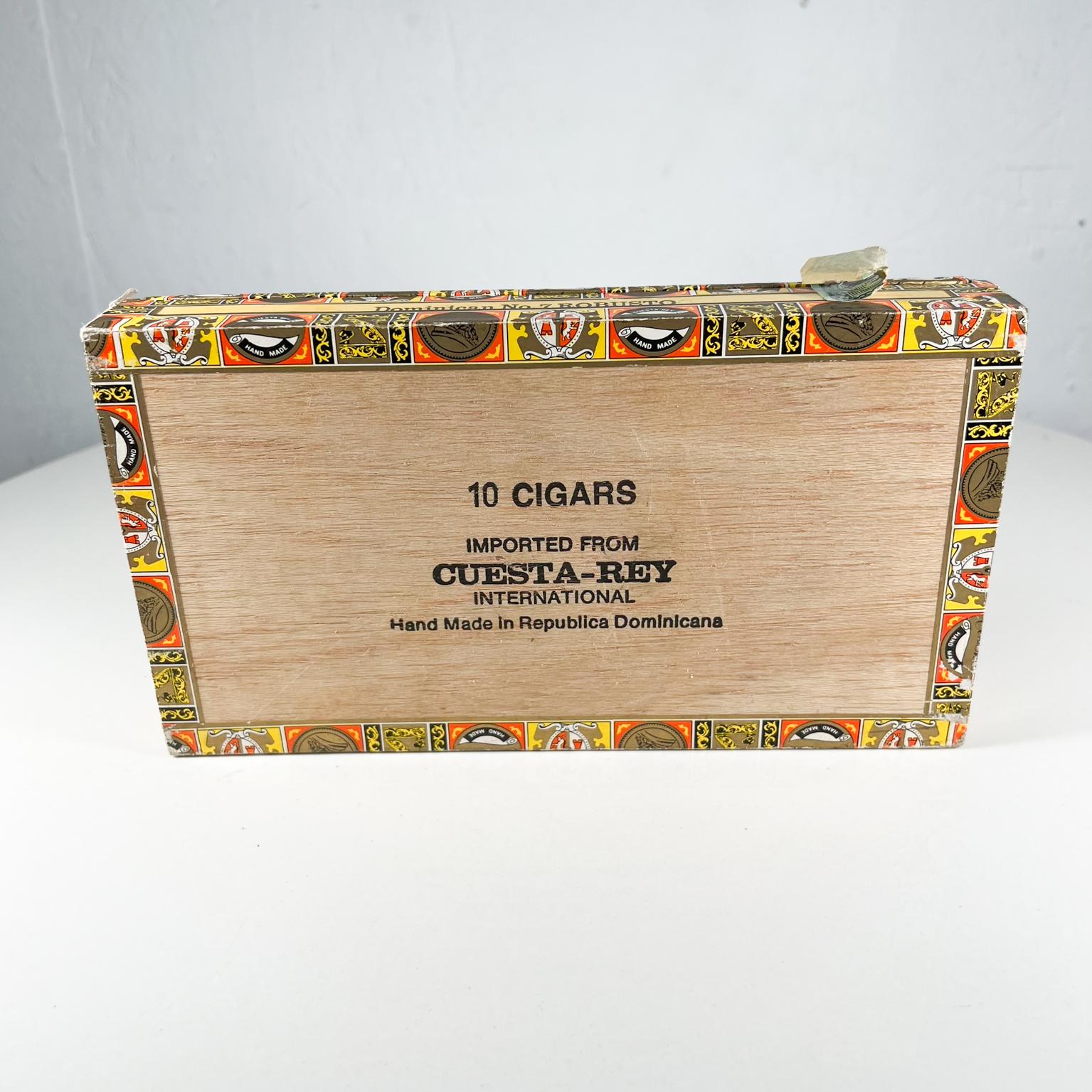 Old Vintage Cuesta -Rey 10 Cigar Box Dominican No 7 Robusto Centennial 2