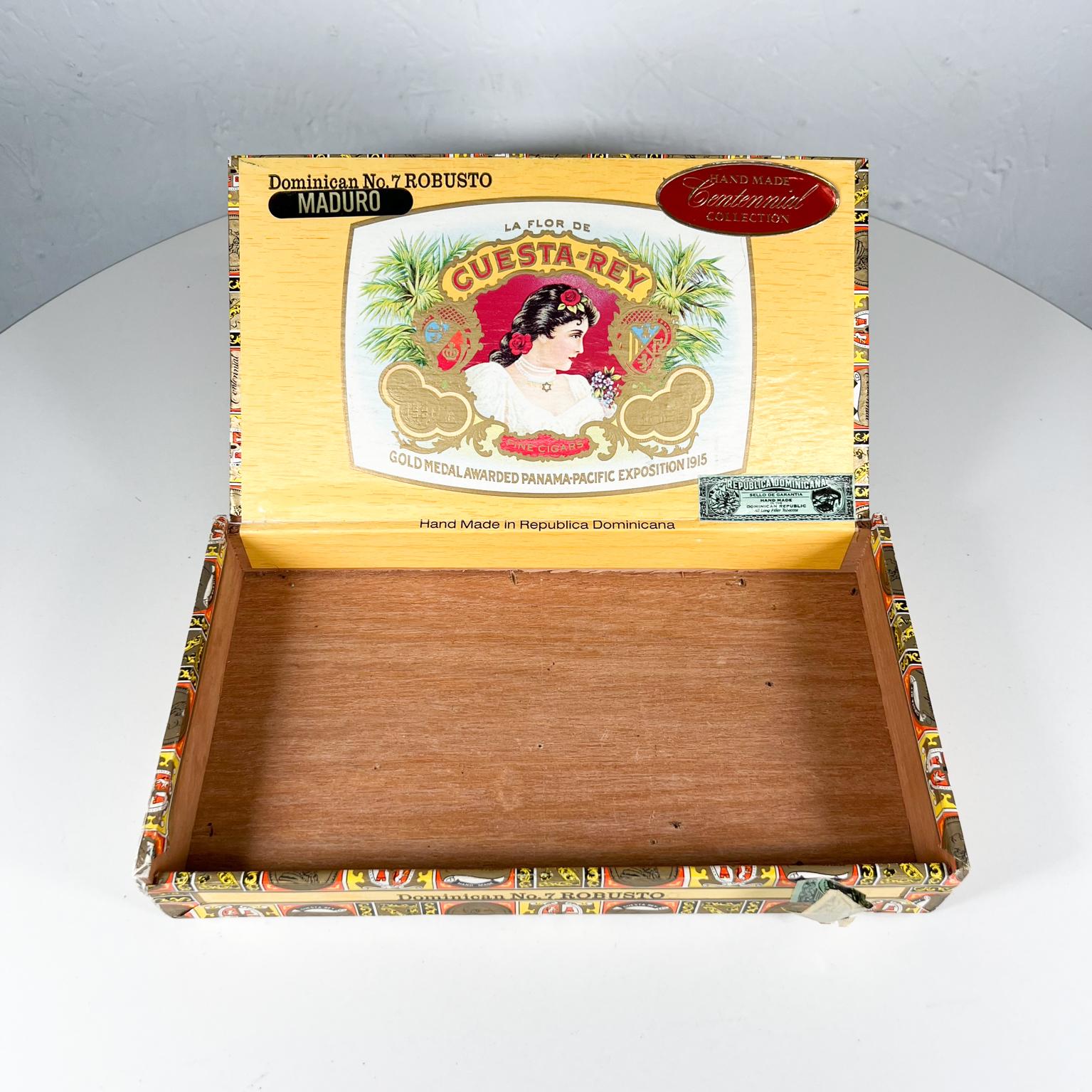 Old Vintage Cuesta -Rey 10 Cigar Box Dominican No 7 Robusto Centennial 4