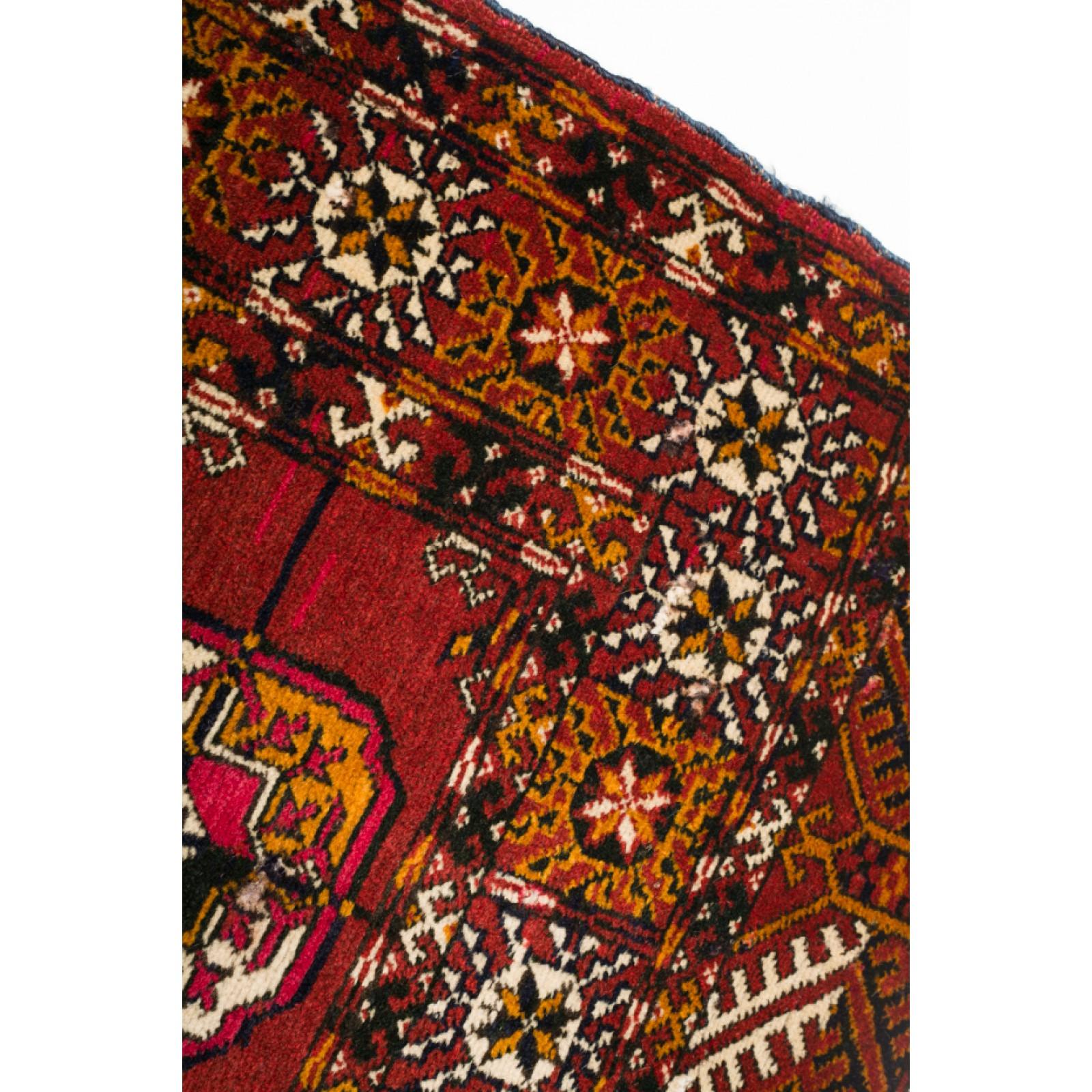 Alfombra turcomana antigua Vintage Tekke Bukhara, Alfombra turcomana Bokhara Buhara en Bueno estado para la venta en Tokyo, JP