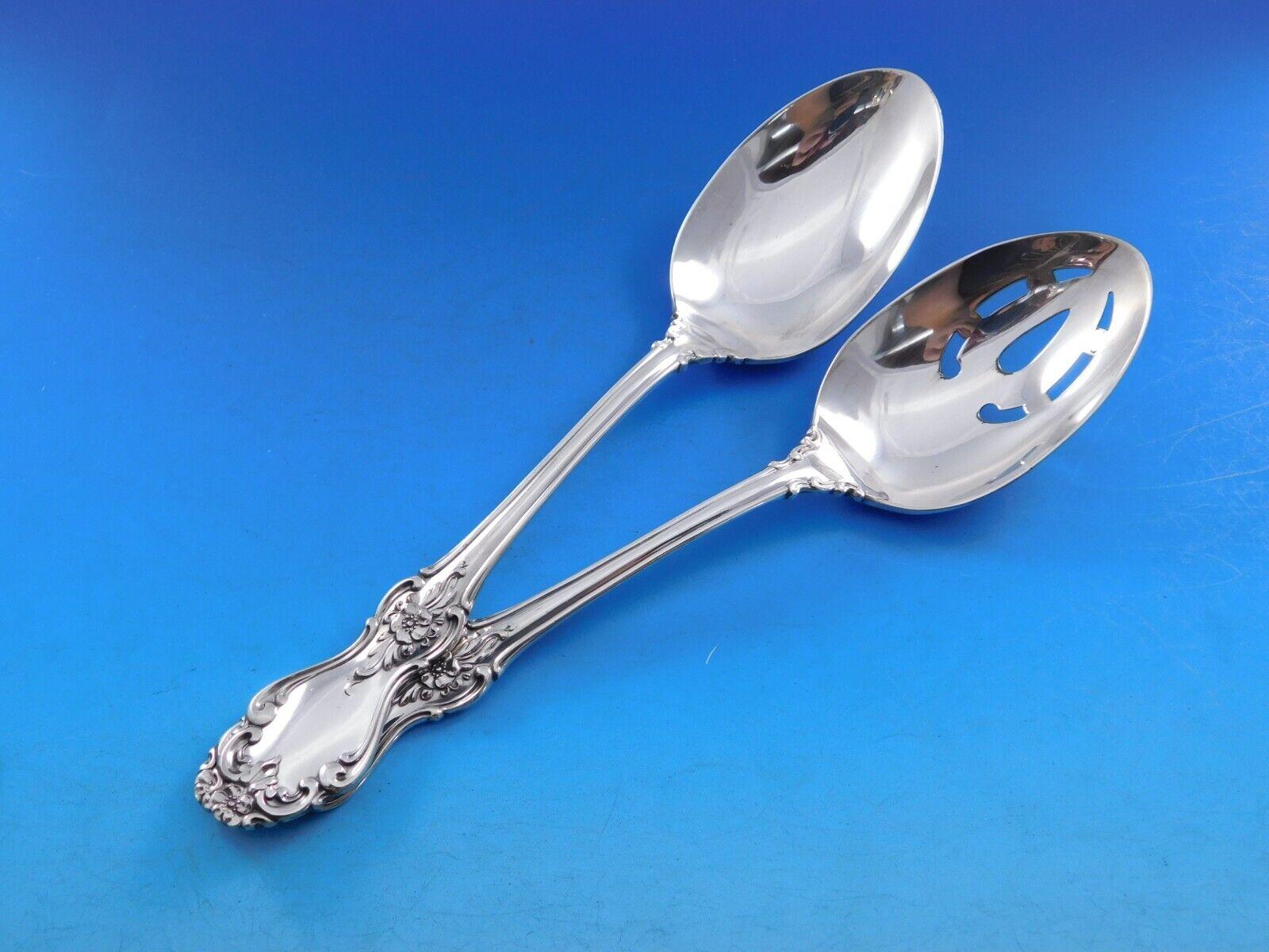 Old Virginia di Reed & Barton Servizio di posate in argento sterling 12 Set 67 pezzi in vendita 2