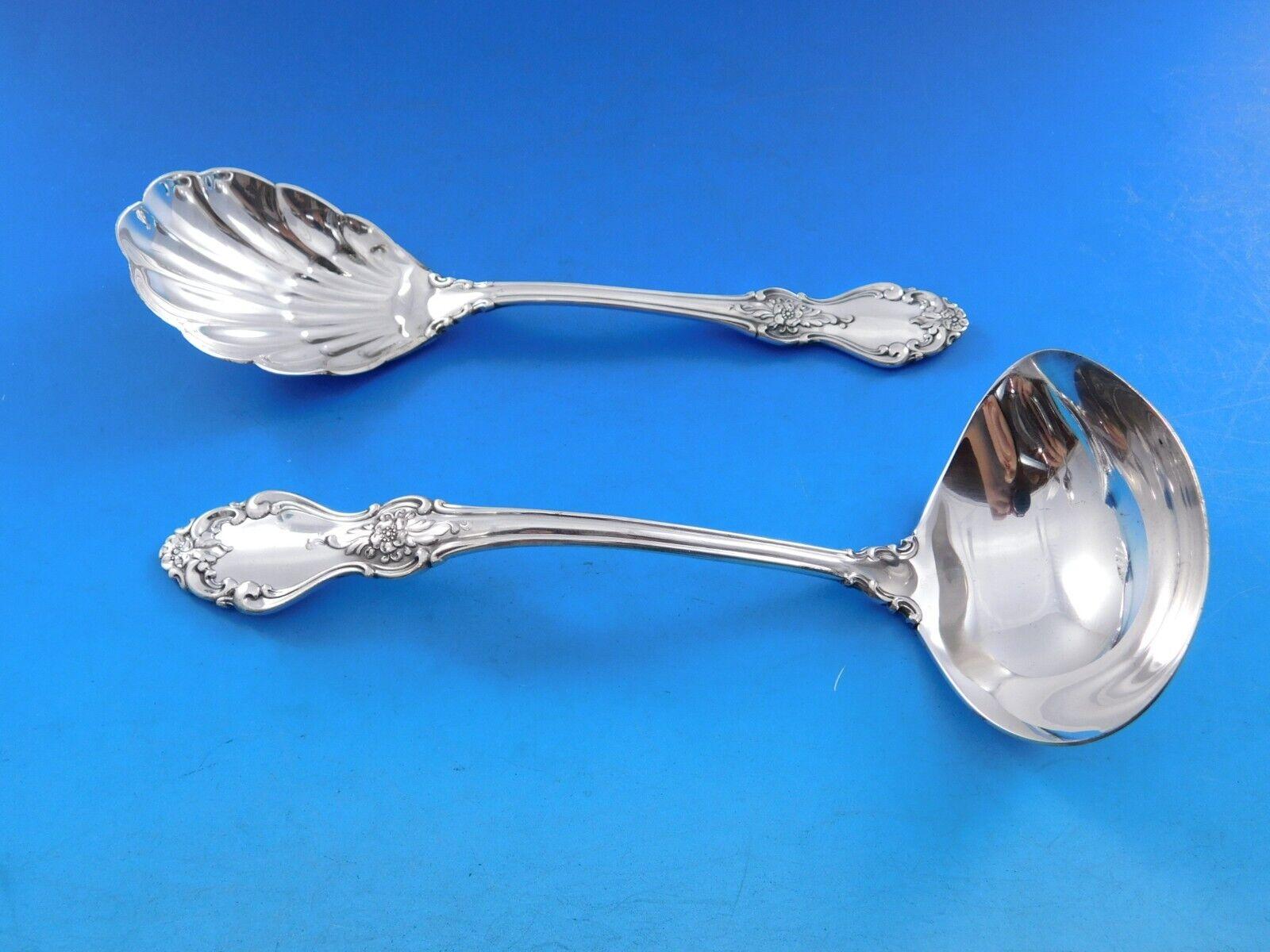 Old Virginia di Reed & Barton Servizio di posate in argento sterling 12 Set 67 pezzi in vendita 3